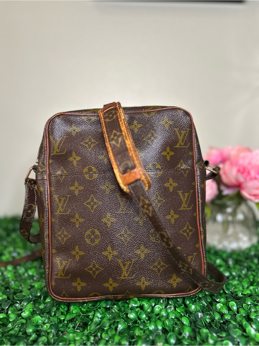 Louis Vuitton Monogram Danube PM Crossbody Bag Vintage France